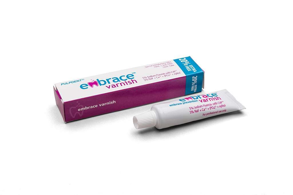 EMBRANCE VARNISH  5% SODIUM FLOURIDE CON CXP -  TUBO 12 ML