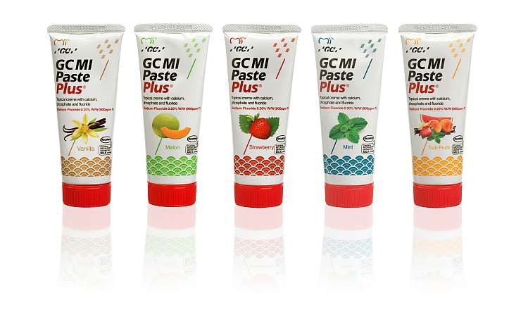 GC MI Paste Plus bote 40 gr 5 uds. sabores surtidos