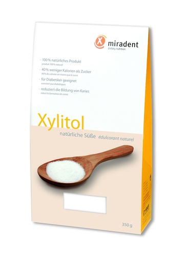 [630119] Xylitol Miradent edulcorante en polvo caja 350 gr.	